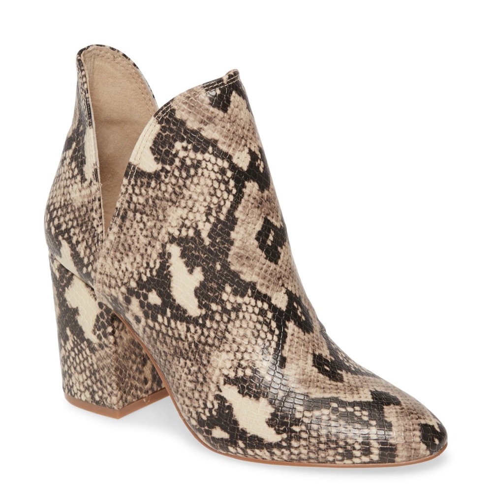 Steve Madden Rookie Snake Skin Bootie